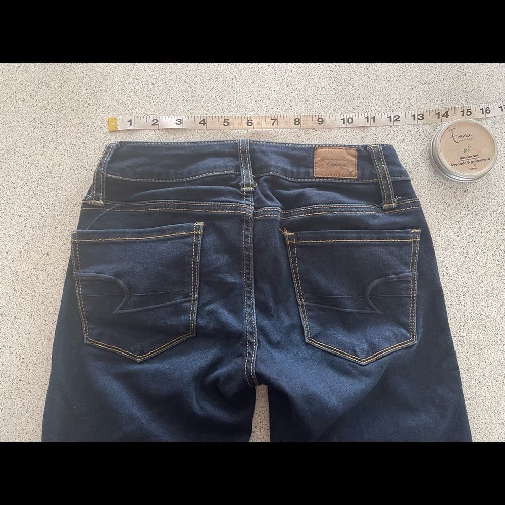 #50 AEO American Eagle Outfitters super stretch skinny jeggings - Picture 3 of 9